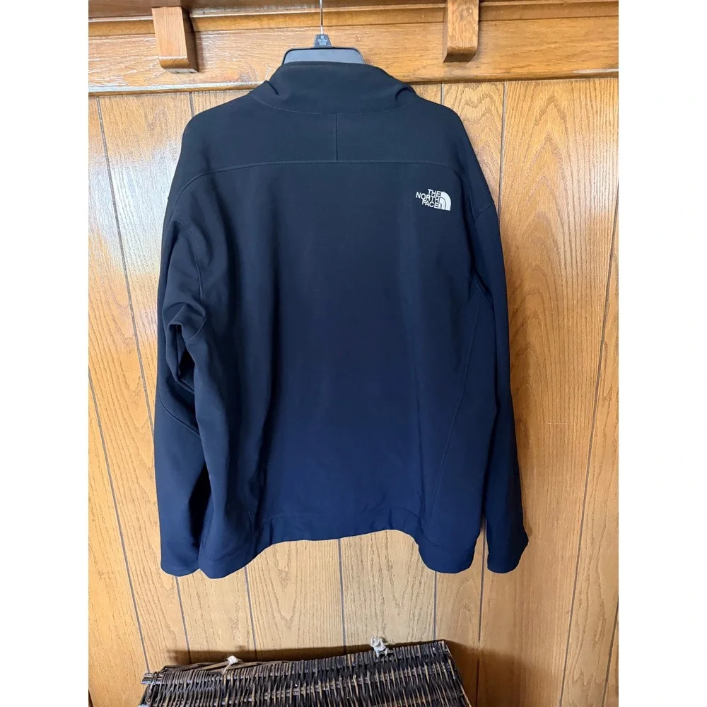 The North Face Apex Bionic Softshell Jacket Mens XXL Black Full Zip Windproof